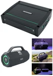 Kicker 48KXMA4002 400W 2-CHANNEL Marine Boat Amplifier+home Bluetooth Speaker. Fixed Price $385.00.