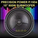 Precision Power (P.15D4) Pro 15" 900 Dual 4-OHM Subwoofer Bass Speaker. Fixed Price $464.44.