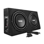 DS18 Dual 10" Subwoofer Enclosure With Built-in Amplifier 350 Watts Rms PU210A. Fixed Price $335.95.