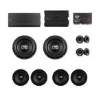 Black Diamond Full Bundle - 6.5" Loudspeakers + 12" Subwoofers Tweeters Amps. Fixed Price $587.96.