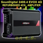 2400.4 Evox - Channel Soundigital Amplifier Watts Factory Refurbished. Fixed Price $549.99.