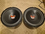 New Old School Rockford Fosgate Punch Xlc RFP-2412 12" Ohm Woofers Pair. Fixed Price $425.00.