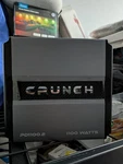 Crunch PD1100.2 1100W Power Drive 2-CHANNEL Bridgeable Class Amplifier. Fixed Price $85.00.