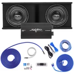 Skar Audio Dual 12" 2400W Sdr Complete Bass Pkg Loaded Sub Box - Amp Wire Kit. Fixed Price $679.99.