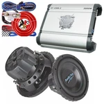 Soundxtreme 3000W Car Bass Amplifier + 2X Audiotek 12" Subwoofers Kit. Fixed Price $249.99.