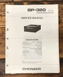 Pioneer BP-320 Amplifier Service Manual *original* #2. Fixed Price $14.97.