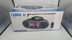 Naxa Boombox 7 Lcd Screen Tv Tuner Am/fm Radio Dvd Bluetooth Black New Nib. Fixed Price $99.99.