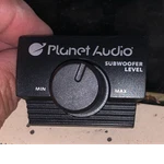 Planet Audio Dash Mount Subwoofer Level Remote Control For Car. Fixed Price $15.00.