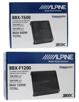 Alpine BBX-F1200 4-CH & BBX-T600 2-CH 1800W Max High Power Car Amplifier Package. Fixed Price $350.99.