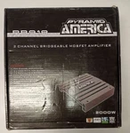 Pyramid America PB918 Channel Car Audio Amplifier 2000W Rms Power. Fixed Price $45.00.