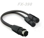 Zapco Audio Cable Y-adapter Balanced Line Sldin.y Female Symbilink Splitter. Fixed Price $21.95.