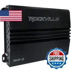 Rockville RVF-2 4-CHANNEL Car Amplifier, 1200W PEAK/300W Rms, Class-ab, Mosfet,. Fixed Price $163.82.
