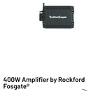 Polaris 400W Amplifier By Rockford Fosgate 2890412. Fixed Price $329.99.