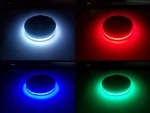 Led Rgb Jl Audio 10" Marine Sub (2) Ser. Speaker Spacer Rings King Starboard. Fixed Price $159.95.