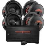 DS18 Bundle - 4X ZR6.2D 6.5" Subwoofers With ZR1500.1D Monoblock Amplifier. Fixed Price $659.95.