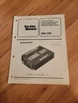 Blaupunkt Bpa 260 Car Amplifier Service Manual. Fixed Price $24.99.