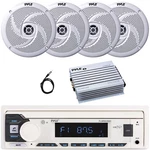 Pyle Usb Aux Bluetooth Radio Receiver, 4X 8'' 320W Max Speakers, Channel Amp. Fixed Price $176.49.