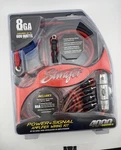 Stinger SK4681 Complete Amplifier Wiring Kit 8-GAUGE Ofc Cables 600W Power Nib. Fixed Price $76.50.