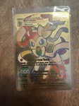 Gold Foil Sylveon Vmax Rainbow Fan Art Display Car. Fixed Price $5.08.