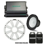 Kicker 10 Inch Led Marine Subwoofer (white) 600 Watt Amplifier Bundle. Fixed Price $519.99.