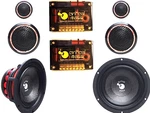 Critical Mass Audio 6.5'' 3WAY 1-OHM Components Sq Front Stage Speaker System. Fixed Price $20985.00.