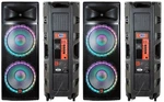 Mr Dj PRO215LED Bluetooth Speaker Dual 2X15" 5500W Pa. Fixed Price $899.98.