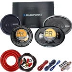 Blaupunkt AMP1404PRO + Memphis PRX603 & PRX6903 Speaker 4CH Kit Car Bundle. Fixed Price $384.99.