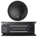 Mtx 3510-02 10" 250 Watt Rms Svc 2-OHM Car Audio Subwoofer+alpine Mono Amplifier. Fixed Price $419.95.