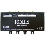 Rolls DA134 Stereo Distribution Amplifier Channel Compact Design With Volum.... Fixed Price $175.79.