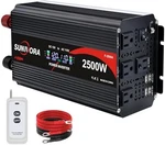 2500 Watt Power Inverter 12V To 110V/120V Dc Ac Converter 5000W Peak, With Re. Fixed Price $120.00.