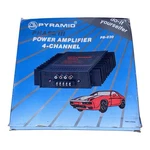 New Old Stock Pyramid 4-CHANNEL Power Amplifier Vintage 80S 90S PB-230 Phase Iii. Fixed Price $63.75.