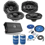 Kicker DSC650 6.5 + 6X9 Series Speakers Nvx Amp W/ Free Kit. Fixed Price $365.00.