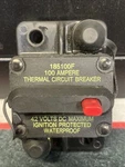 Cooper Bussman Circuit Breaker CB185-100 For 6-48VDC Amp. Fixed Price $48.00.