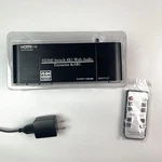 Hdmi 2.0B Switch 4X1 4K 60HZ Audio Extractor Arc Remote Control Hdcp 2.2. Fixed Price $19.20.