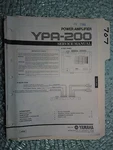 Yamaha YPA-200 Service Manual Original Repair Book Stereo Car Power Amp. Fixed Price $19.98.