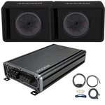 2X Kicker 12" 1000W Max Vented Enclosure Subwoofer, 1200W Class Amplifier. Fixed Price $995.91.