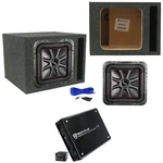 Kicker 45L7R102 10" 1000 Watt Car Subwoofer Solo-baric Sub+amplifier+box. Fixed Price $369.67.