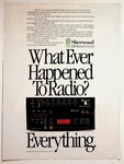 Sherwood Car Stereo Receiver Ad Vintage Original Print 1988 80S Audio Hifi. Fixed Price $13.50.