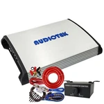 Audiotek AT-3500S Watts 2 Channel Stereo Car Amplifier + 4 Ga Kit Red. Fixed Price $99.99.