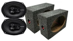 2X Rockford Fosgate Prime R169X3 Full Range Car Speaker + 6X9" Truck Box. Fixed Price $169.99.
