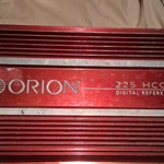 Orion 225 Hcca Digital Reference Car Audio Amplifier Red Mpn. Fixed Price $350.00.