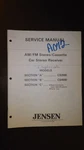 Jensen CS2000 CS4000 Service Manual Original Car Stereo Radio Cassette Tape Deck. Fixed Price $19.98.