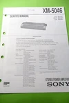 Service Manual Guide For Sony XM-5046, Original!. Fixed Price $10.01.