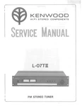 Service Manual Guide For Kenwood L-07 T MK2. Fixed Price $15.01.