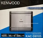 New Kenwood KAC-D8105 Class D, 5-CHANNEL Car Audio Amplifier. Fixed Price $419.00.