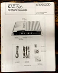 Kenwood KAC-526 Amplifier Service Manual *original*. Fixed Price $14.97.