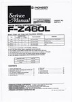 Service Manual Guide For Pioneer F-Z460. Fixed Price $11.16.