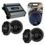 Fits Chrysler Crossfire 2004-2006 Speaker Upgrade Kicker (2) DSC65 HA-A400.4 Amp. Fixed Price $247.99.