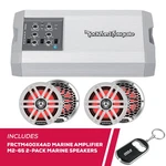 Rfrb Rockford Fosgate FRCTM400X4AD Marine Amplifier With 2-PACK M2-65 Speakers. Fixed Price $1432.47.