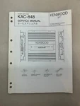 Kenwood KAC-848 Original Service Manual Free Shipping. Fixed Price $14.00.